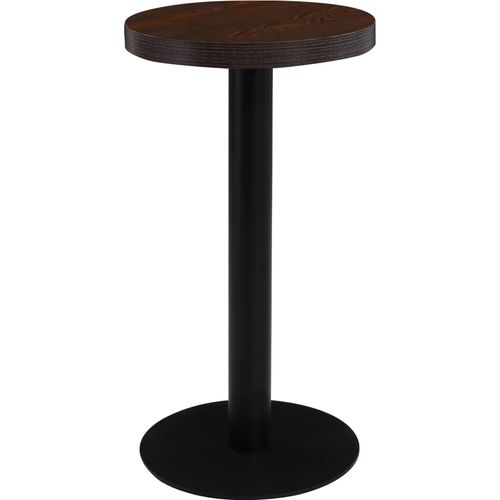 Bistro stol tamnosmeđi 40 cm MDF slika 6