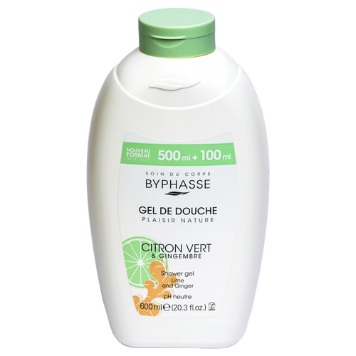 Byphasse gel za tuširanje Lime&Ginger, 600 ml slika 1