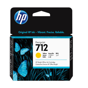 HP 712 29-ml Yellow DesignJet Ink Cartridge