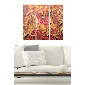 MDF1081098 Multicolor Decorative MDF Painting (3 Pieces)