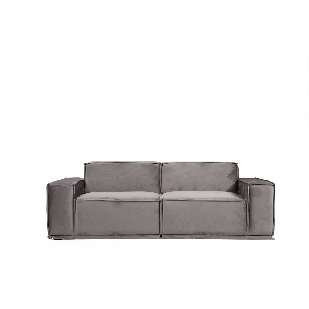 Lego Siva Dvosjed Sofa slika 3