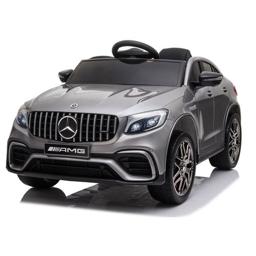 Licencirani auto na akumulator Mercedes QLS-5688 4x4 - sivi/lakirani slika 3