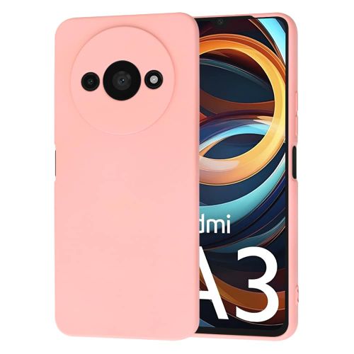 Techsuit SoftFlex silikonska maska za Xiaomi Redmi A3 – pink slika 1