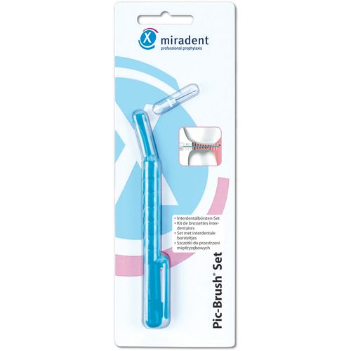 Miradent Pic-Brush Set bleu transparent slika 1