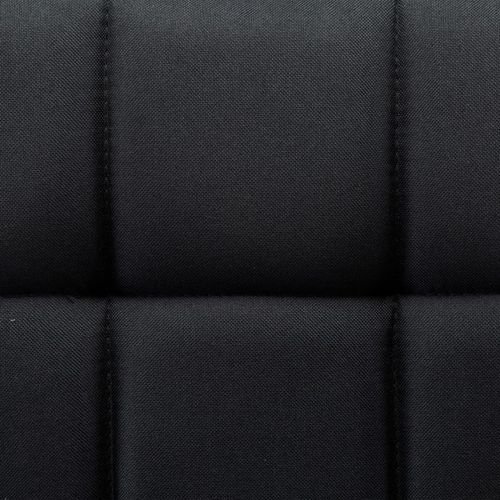 Okretne blagovaonske stolice od tkanine 4 kom crne slika 21