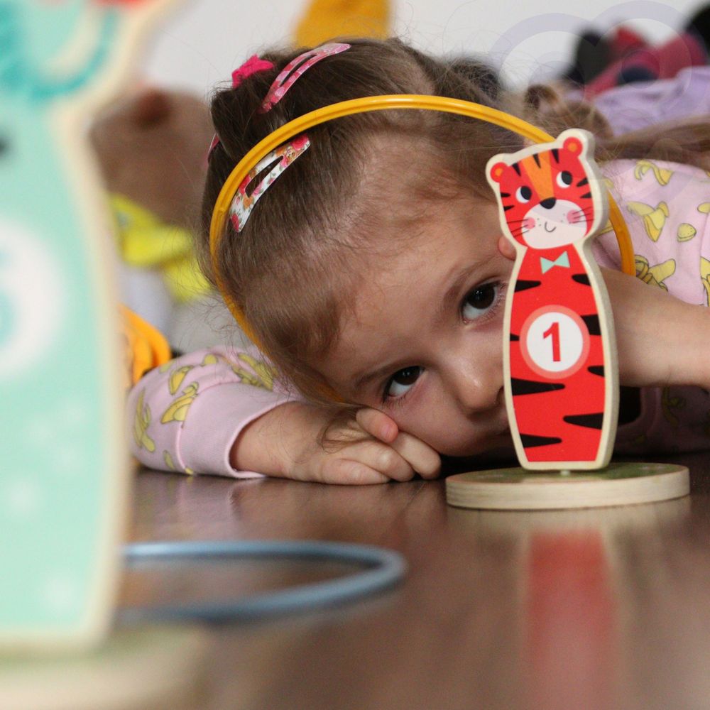 Tooky toy drvena arkadna igra baci u metu životinje 15 kom. slika 7