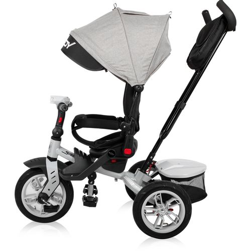 LORELLI SPEEDY AIR 360 ° Tricikl za Djecu s Rotirajućim Sjedalom Grey/Black (12 - 36 mj/20 kg) slika 4