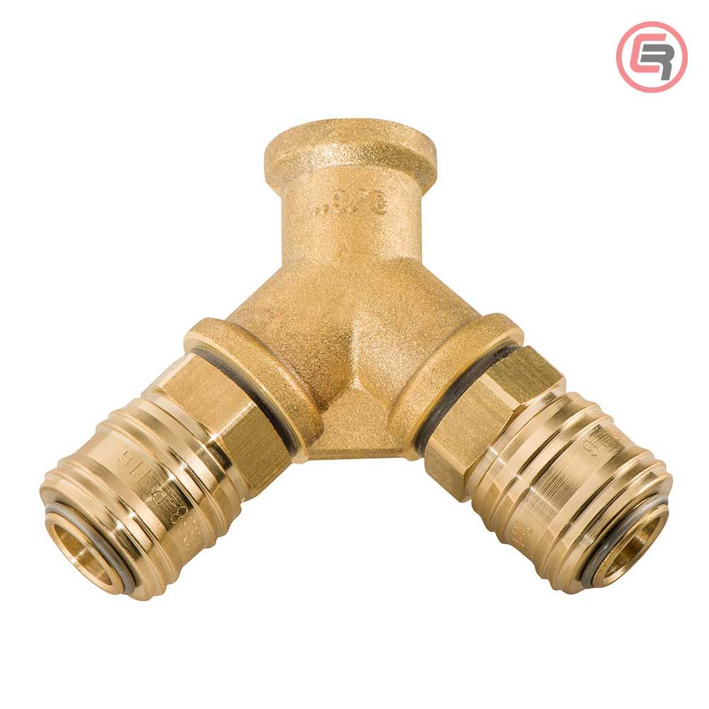 Metabo Razdjelnik Zraka 2-Strani Sa Brzim Spojnicama 3/8" - 0901026645 slika 1
