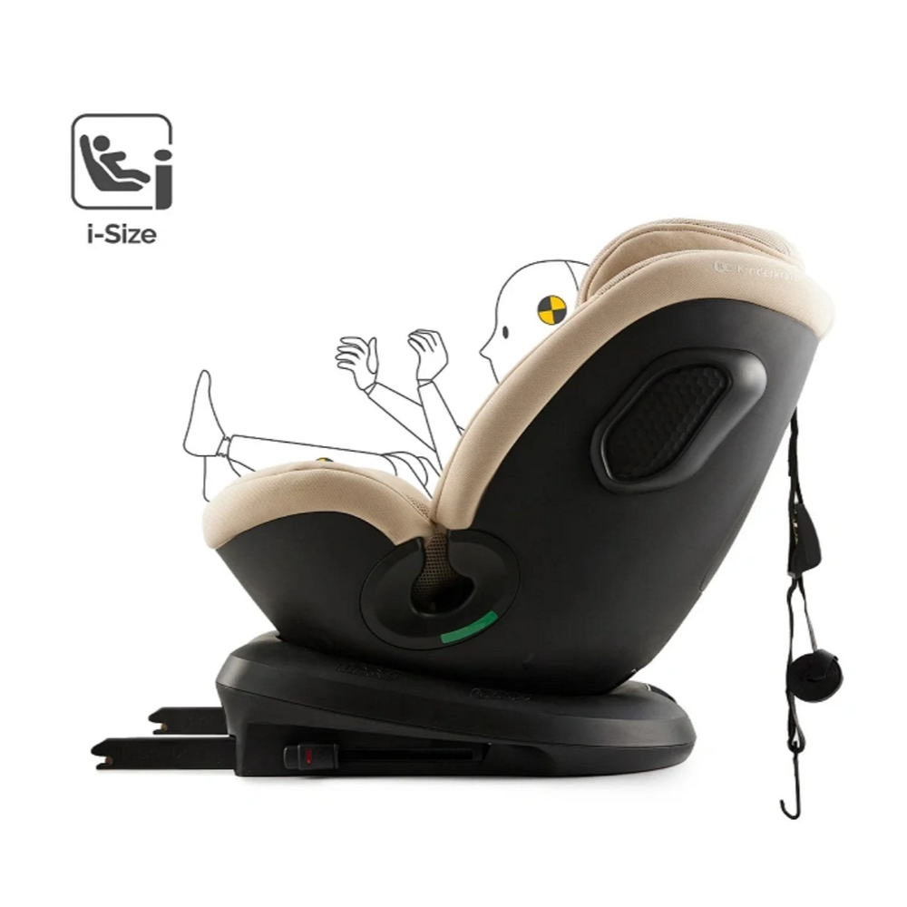 Kinderkraft Rotirajuća autosjedalica Xpedition 3 40-150cm Isofix, Beige slika 11