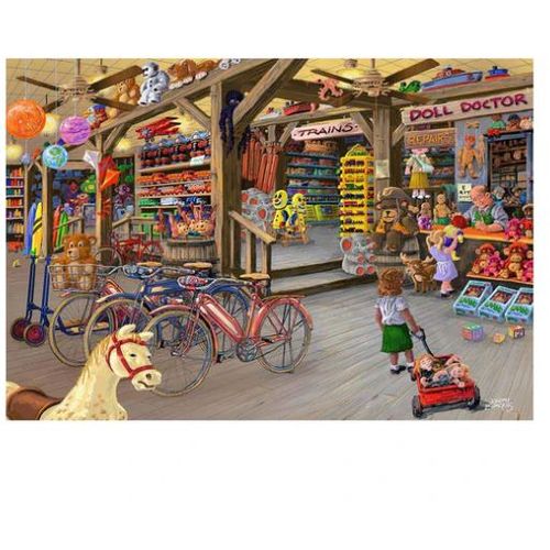 Wooden City Drvene puzzle - prodavnica igračaka M slika 2