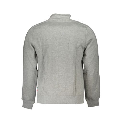 GIAN MARCO VENTURI MEN'S GRAY ZIP SWEATSHIRT slika 2