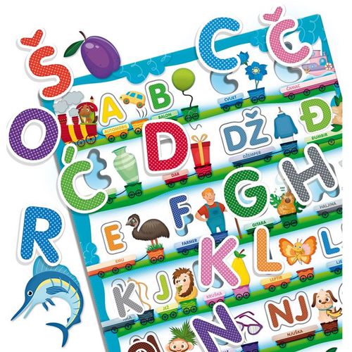 Lisciani Montessori plus - Taktilna abeceda slika 3