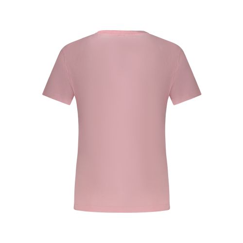 GUESS JEANS WOMEN'S SHORT SLEEVE T-SHIRT PINK slika 2