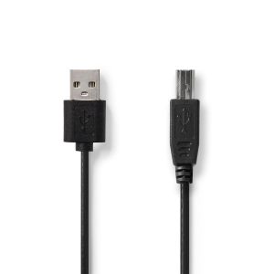 Kabel NEDIS, USB 2.0 A (M) na USB 2.0 B (M), 2m