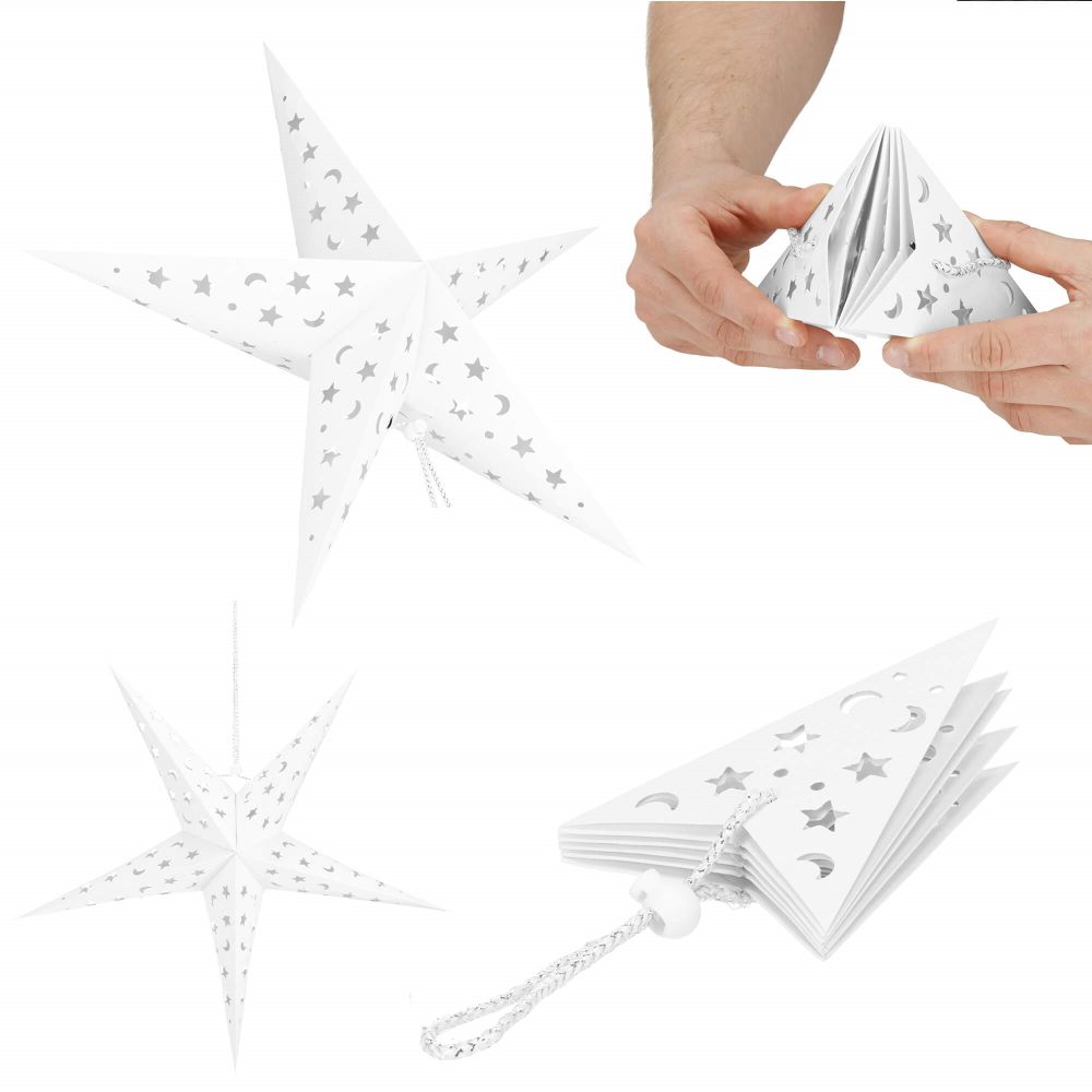Ca1015 Božićni ukras "zvjezdica" 30 cm slika 6