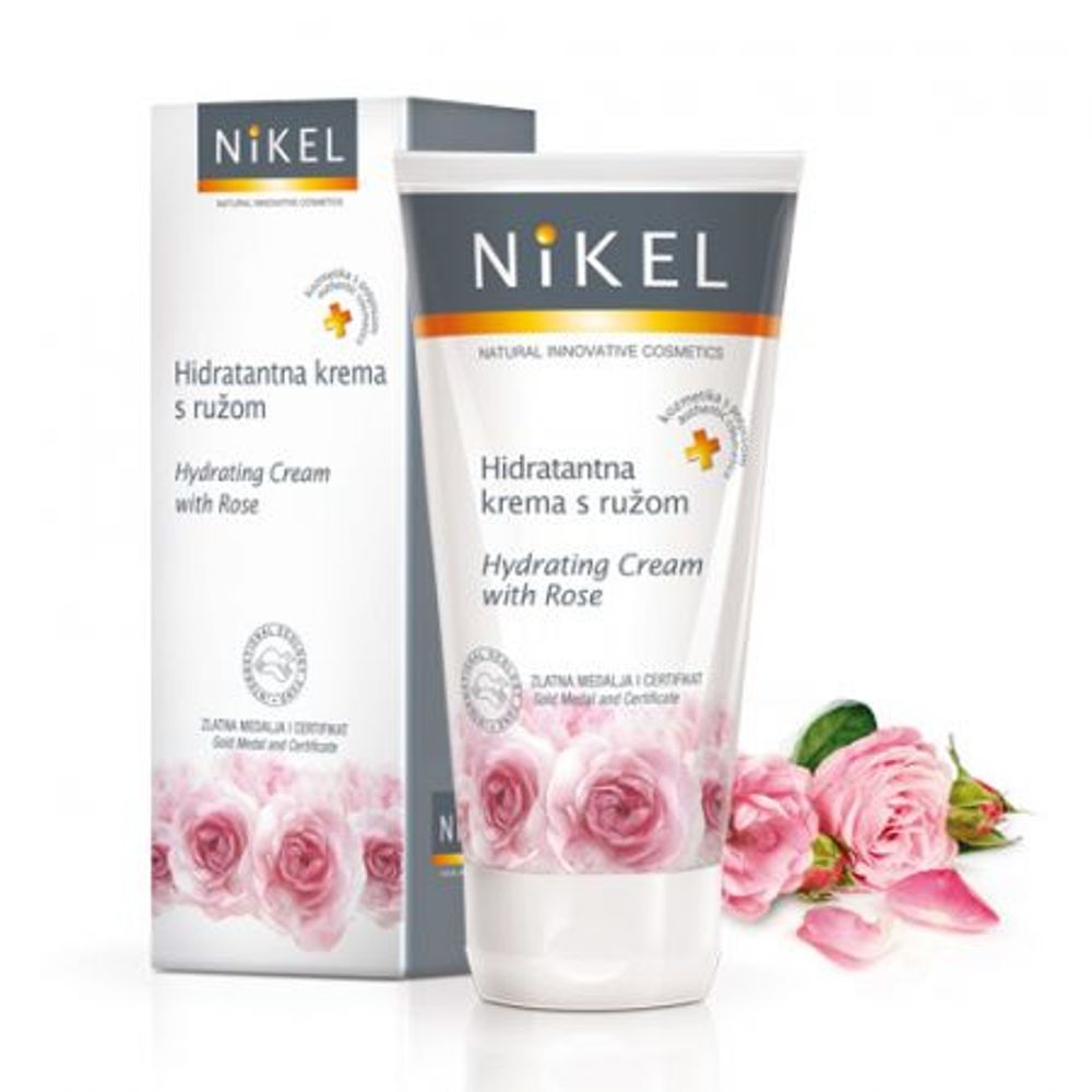 Nikel hidratantna krema s ružom 50ml slika 1