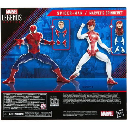 Marvel Legends The Amazing Spiderman - Spiderman and Marvel Spinneret set 2 figure 15cm slika 14