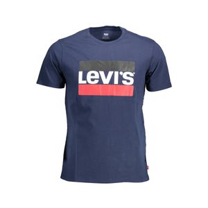 LEVI'S MEN'S BLUE SHORT SLEEVE T-SHIRT