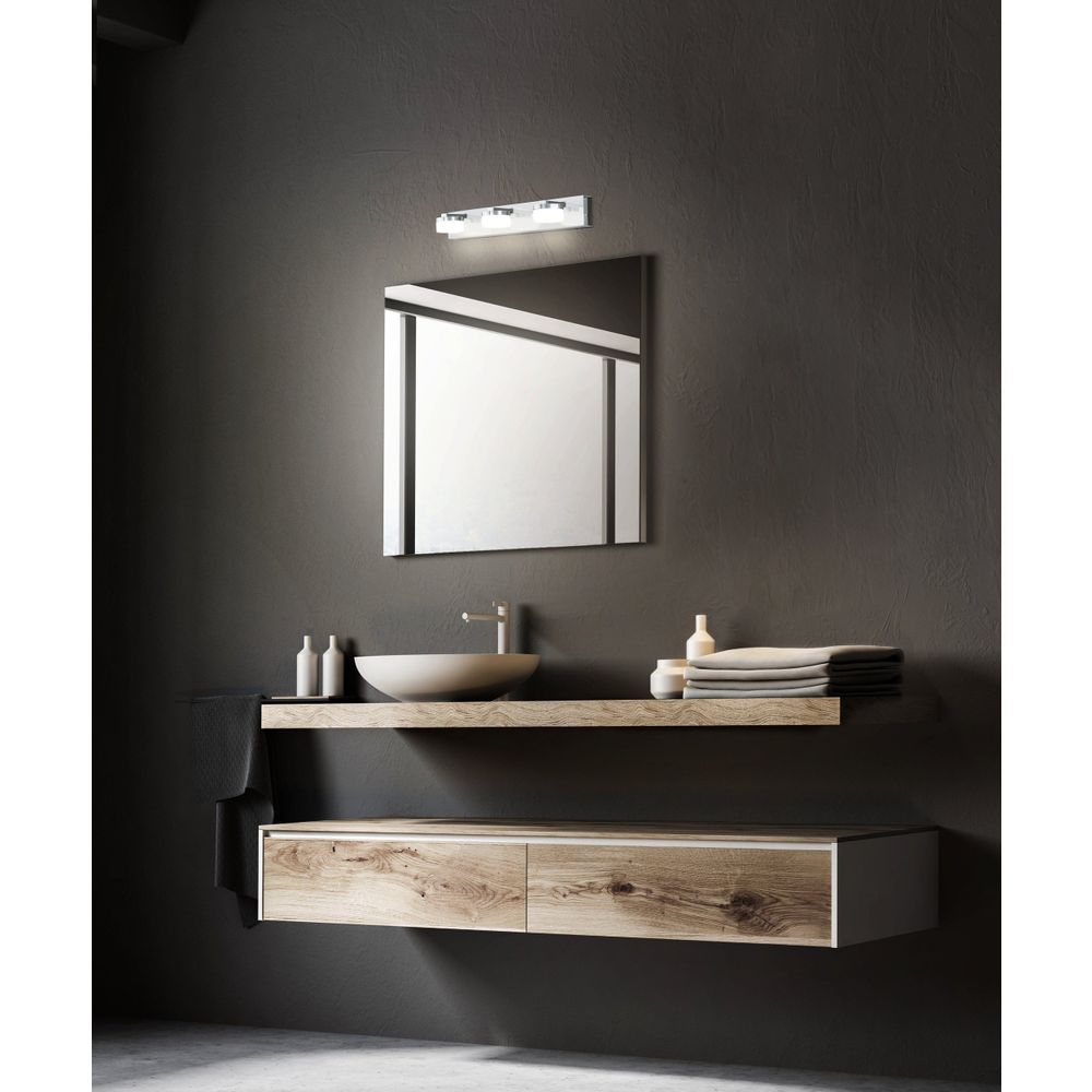 Eglo Romendo 1 zidna lampa, 3x7,2W, 1620lm, krom/bijela slika 8