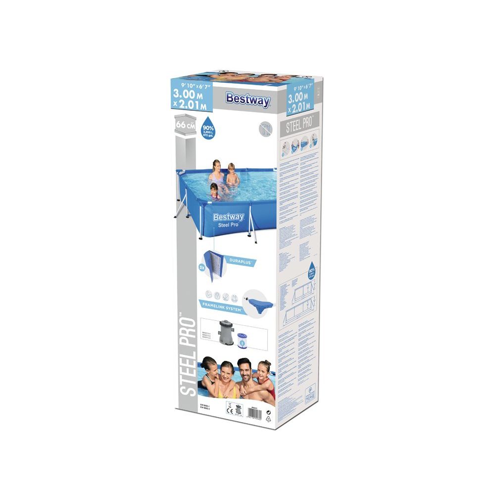 Bestway Stalak za bazen 3300L 300x201x66cm 56411 slika 8