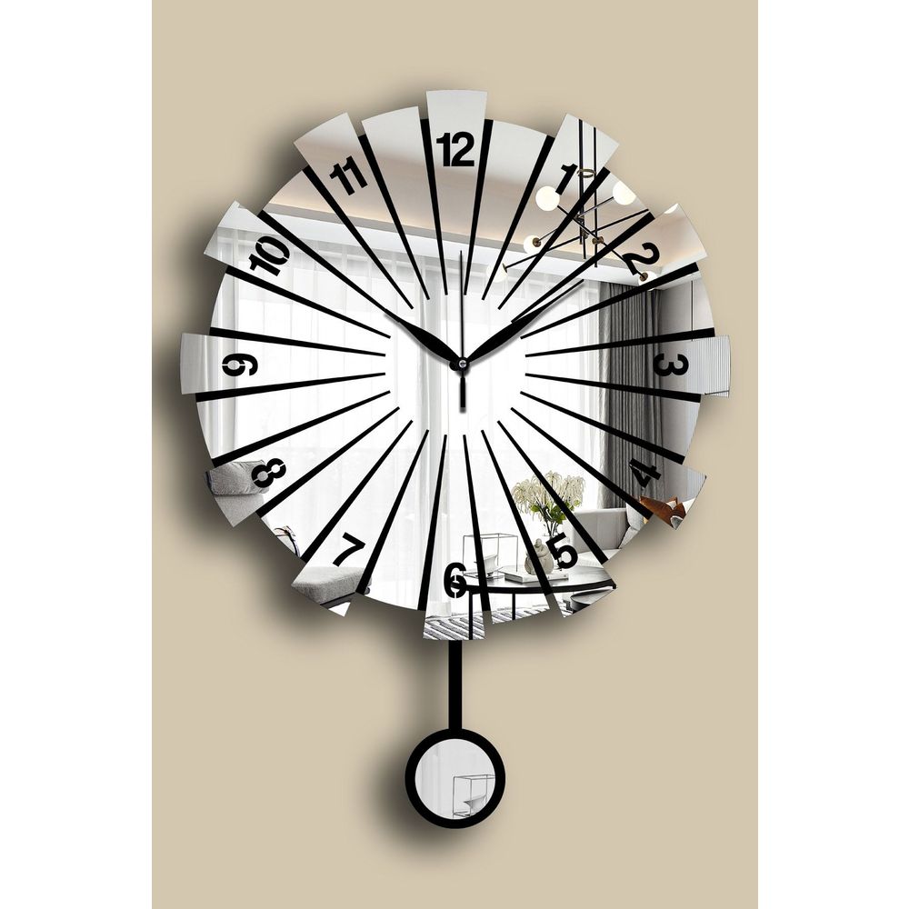 Decorative wall clock Vlnt111Gu, colour: silver slika 5