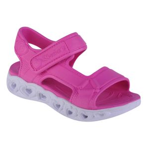 Skechers Heart Lights dječje sandale - Always Flashy 308045l-pnk