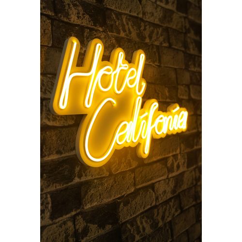 Wallity Ukrasna plastična LED rasvjeta, Hotel California - Yellow slika 1