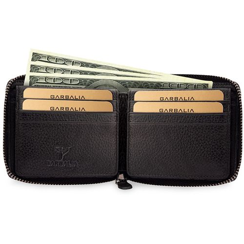 Carole - Black Black Unisex Wallet slika 3