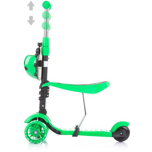 Chipolino romobil / guralica Kiddy Evo s ručkom Lime slika 7