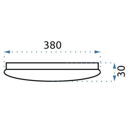 TOOLIGHT Svjetiljka Plafon 38cm Okrugla bijela 24W APP757-1C slika 11