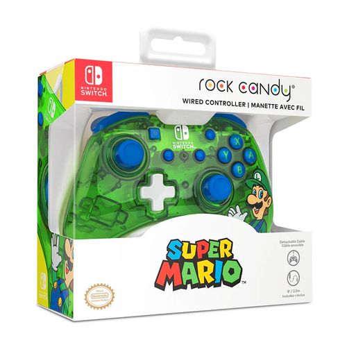 PDP Nintendo Switch Žičani Kontroler Rock Candy Mini - Luigi slika 5