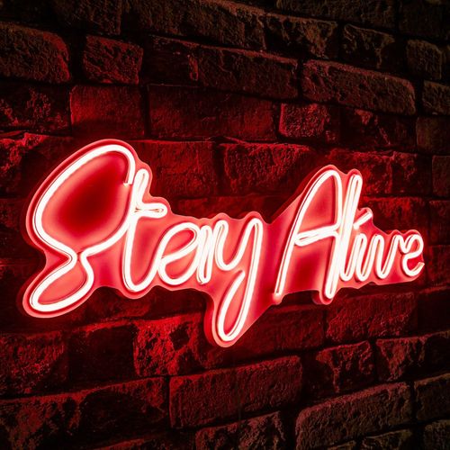 Wallity Zidna LED dekoracija, Stay Alive - Red slika 2