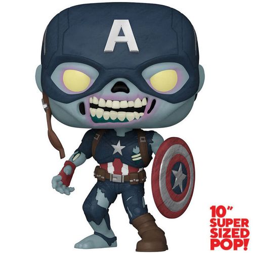 POP Figura Marvel What If Zombie Kapetan Amerika Ekskluzivna 25cm slika 3