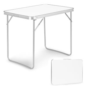 Modernhome sklopivi turistički stol, 80x60 cm, bijeli