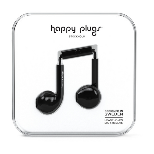 Happy Plugs, Earbud Plus slušalice,Crne slika 1