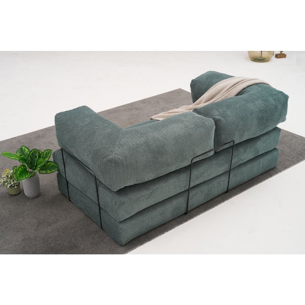 Comfort - Zeleni trosjed za tri osobe slika 5