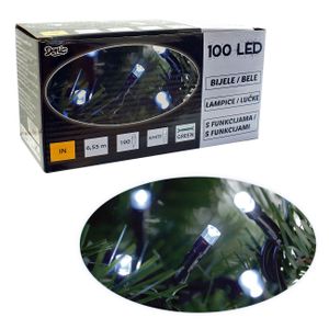 100 LED lampica, bijele, 8 funkcija