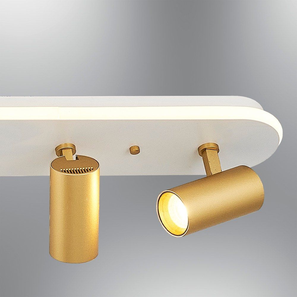 Zidna Lampa 4156-2-01 u Bijeloj i Zlatnoj Boji slika 5