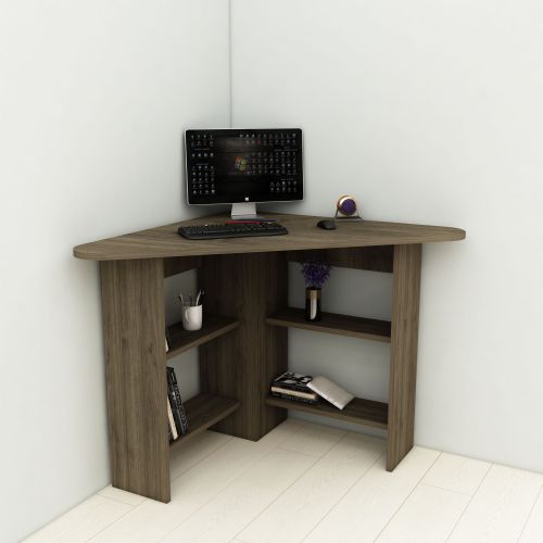 Corner - Walnut Walnut Study Desk slika 2