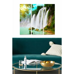 Dekorativna Slika od MDF-a u Više Boja (Set od 3 Komada)