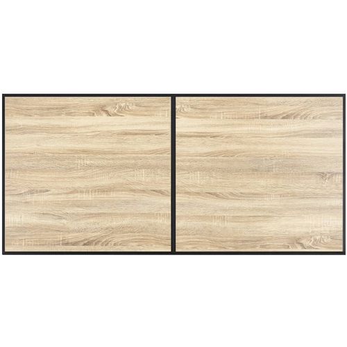 Blagovaonski stol boja hrasta 140 x 70 x 75 cm MDF slika 9