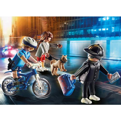 PLAYMOBIL POLICIJSKI BICIKL S LOPOVOM  70573 slika 2