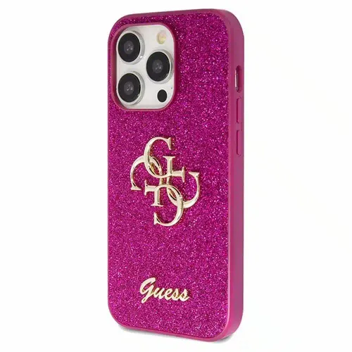 Originalna GUESS Hardcase GUHCP15XHG4SGU torbica za iPhone 15 Pro Max (Fixed Glitter Big 4G / ljubičasta) slika 4