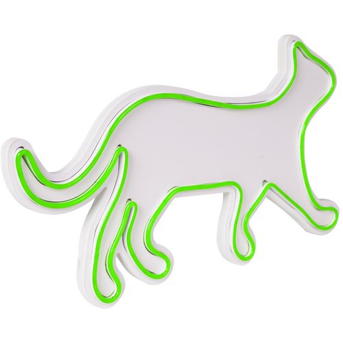 Wallity Ukrasna plastična LED rasvjeta, Kitty the Cat - Green slika 4
