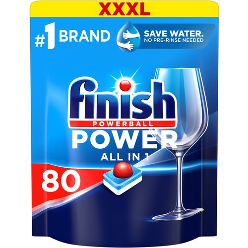 Finish Power All in 1 Regular kapsule za strojno pranje posuđa, 80 kom XXL slika 1