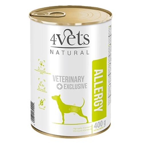 4Vets Natural Dog Veterinarska Dijeta Allergy 400g slika 1