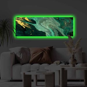 3090KTLGDACT - 010 Multicolor Decorative Led Lighted Canvas Painting