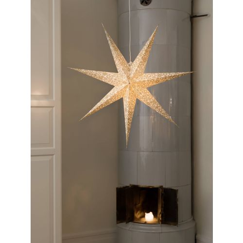 Konstsmide 2912-280 božićna zvijezda   žarulja, LED zlatna  s izrezanim motivima, s prekidačem slika 3