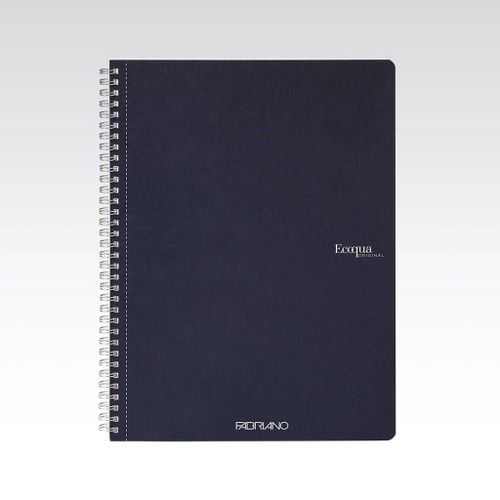 Bilježnica Fabriano Ecoqua original A4 90g 70L spiralna kocke dark blue 19290104 slika 1