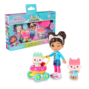 Gabbys Dollhouse - Friends Kitty Care set figura